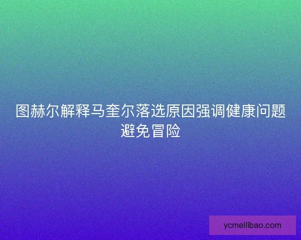 图赫尔解释马奎尔落选原因强调健康问题避免冒险